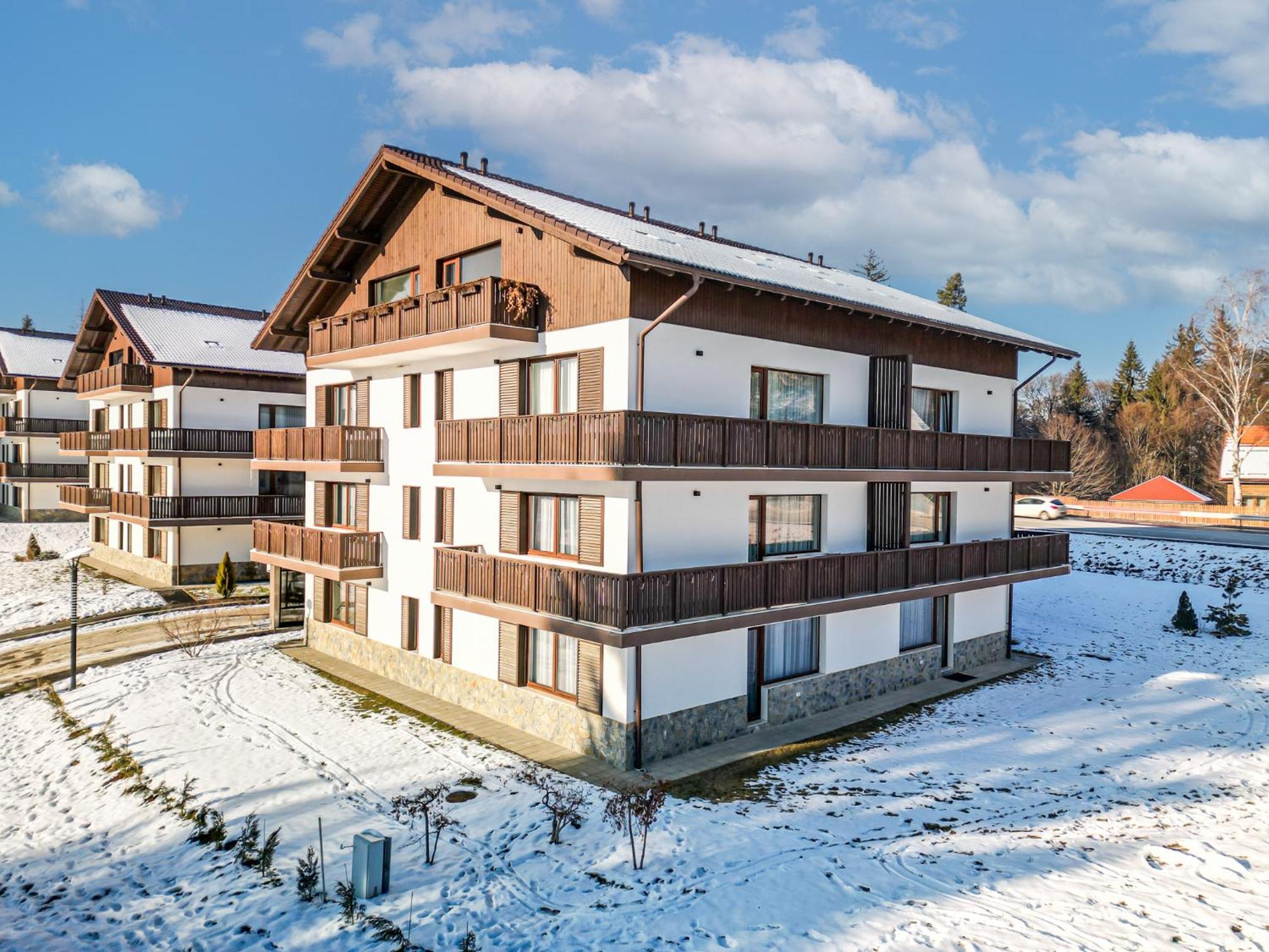 Albert Residence Aparthotel Grand Chalet With Free Spa Access To Alpin Resort Poiana Brașov Zewnętrze zdjęcie