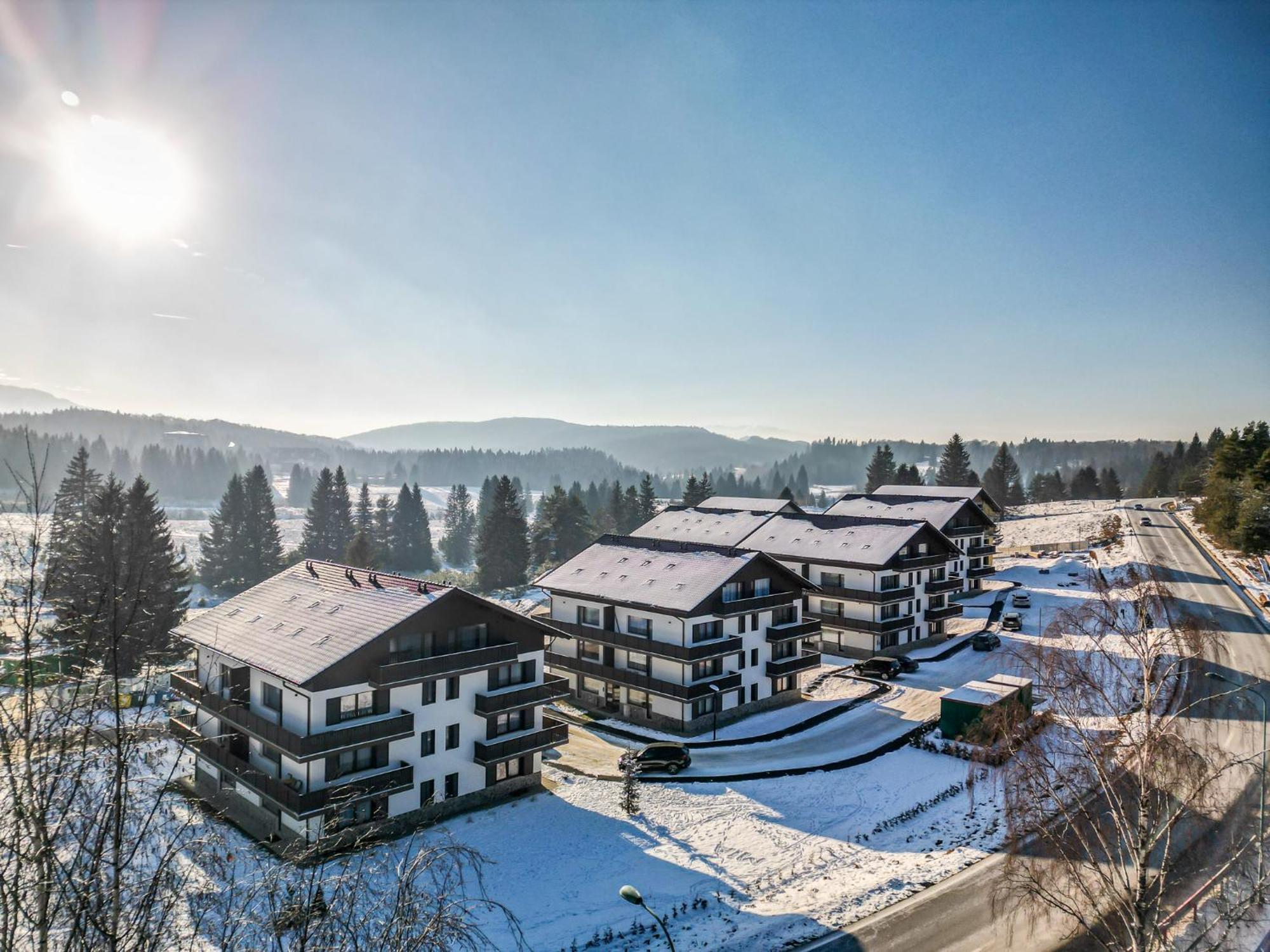 Albert Residence Aparthotel Grand Chalet With Free Spa Access To Alpin Resort Poiana Brașov Zewnętrze zdjęcie